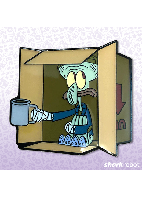 Homeless Squidward - SpongeBob Squarepants Enamel Pin