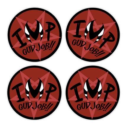 IMP Gud Job - 4 Sticker Pack