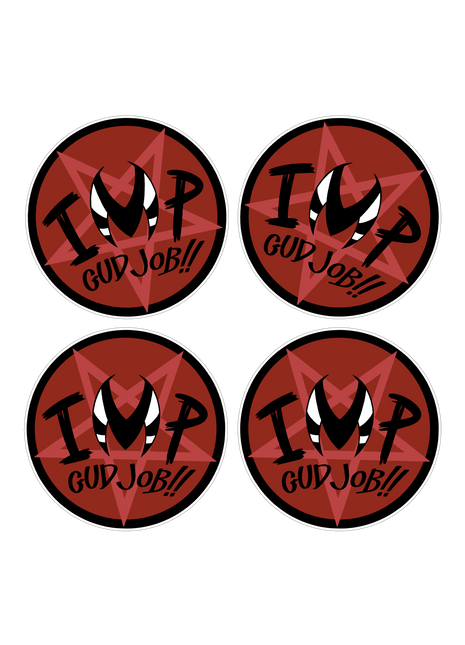 IMP Gud Job - 4 Sticker Pack