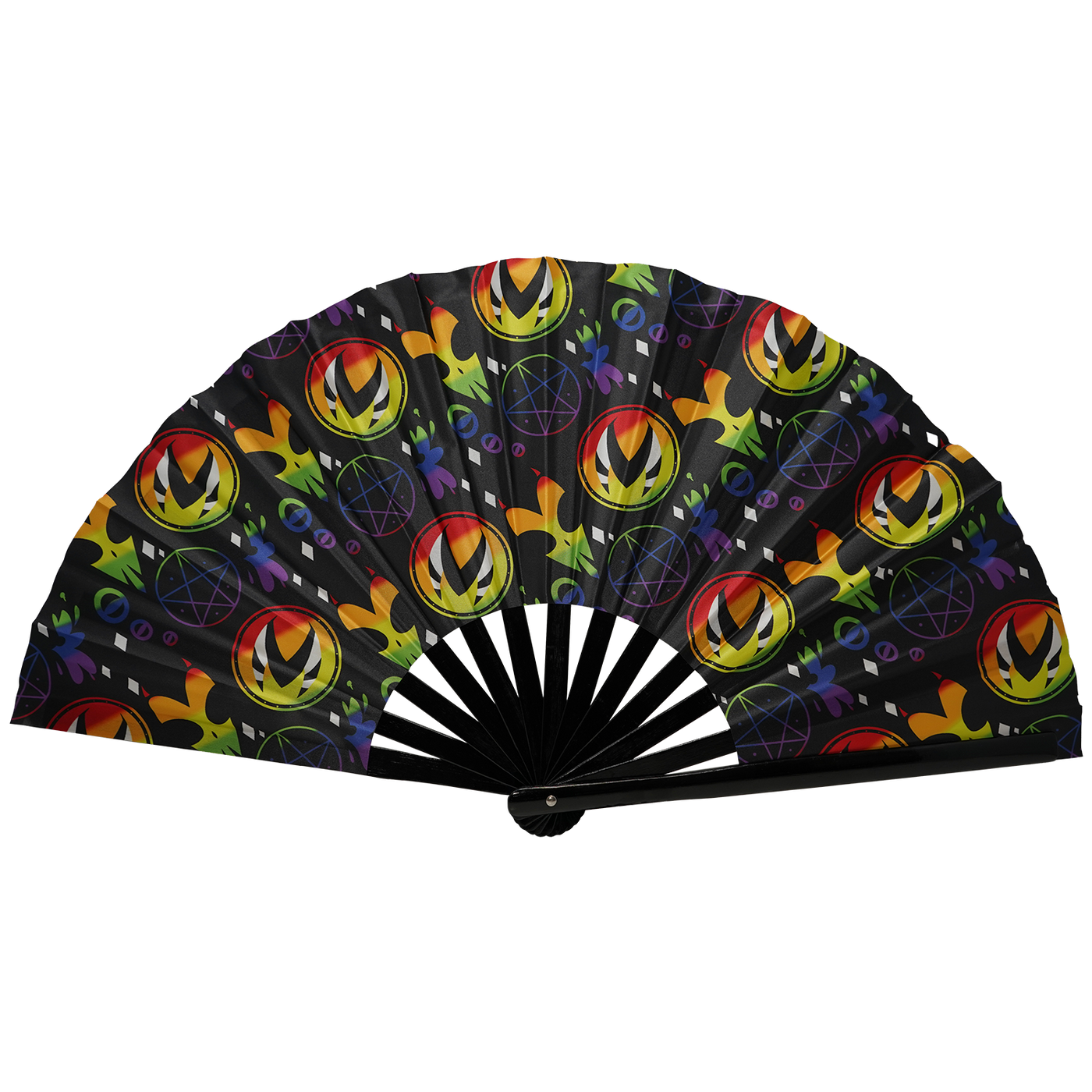 Helluva Boss Pride Logo - Clacker Fan *LIMITED STOCK* – Shark Robot