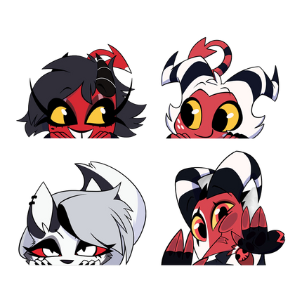 Helluva Boss Car Decal Pack 1 *SALE*