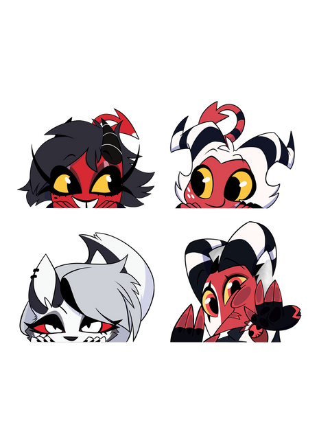 Helluva Boss Car Decal Pack 1 *SALE*