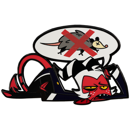 Spring Broken - I am NOT a Possum - Oversize Enamel Pin