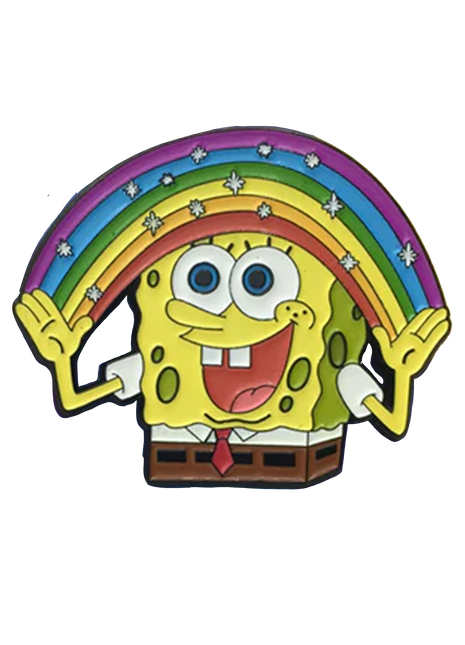 Imagination! - SpongeBob Squarepants Enamel Pin