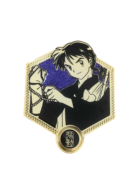 Miroku - Golden Series - 1st Edition Inuyasha Enamel  Pin *LAST CHANCE*