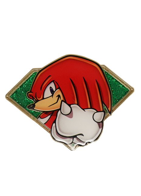 Golden Series 2: Emerald Knuckles - Sonic The Hedgehog Pin