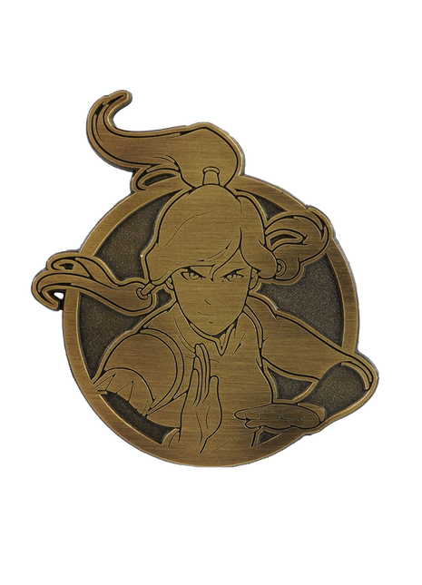 Legend of Korra - Korra Emblem Antique Gold Pin *LAST CHANCE*