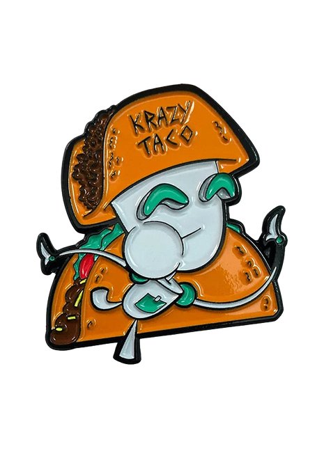 Krazy Taco Hat-Wearing Gir - Invader Zim Enamel Pin