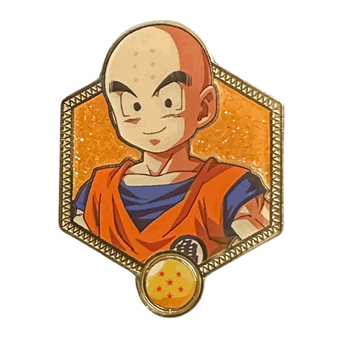 Krillin - Golden Series 2 - DBZ Pin – Shark Robot