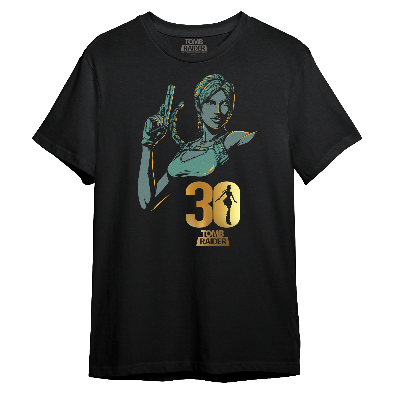 Lara Croft 30th Anniversary Shirt – Shark Robot Lara Croft 30th Anniversary Shirt – Shark Robot