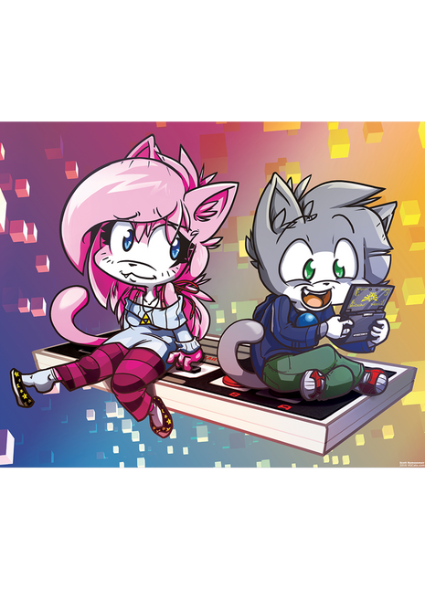 Leo and Aeris - Poster Print