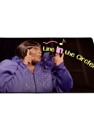 Line in the Circle Playmat