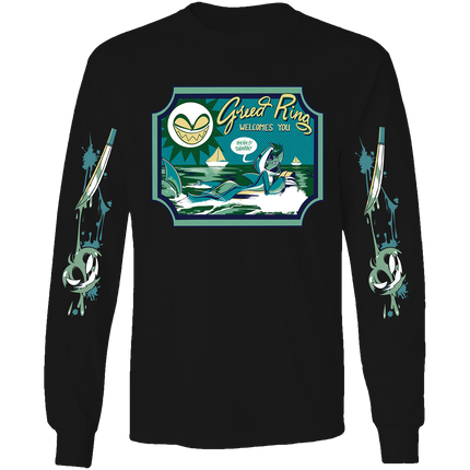 Long Sleeve Shirt - Chaz Halloween Slasher w/Printed Sleeves *LAST CHANCE*