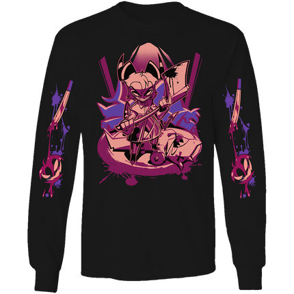 Long Sleeve Shirt - Crimson Slasher w/Printed Sleeves *LAST CHANCE*