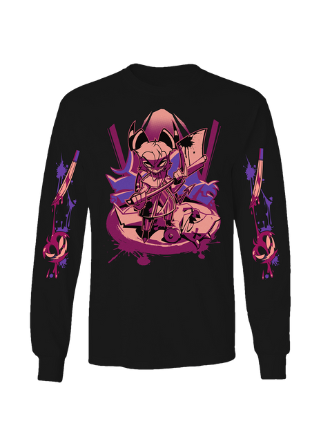 Long Sleeve Shirt - Crimson Slasher w/Printed Sleeves *LAST CHANCE*