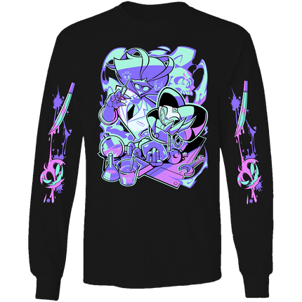 Long Sleeve Shirt - Ozzie Halloween Slasher w/Printed Sleeves *LAST CHANCE*