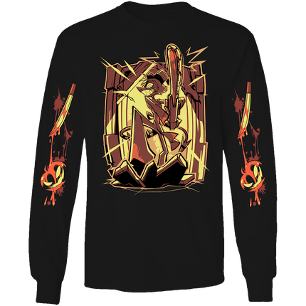 Long Sleeve Shirt - Striker Halloween Slasher  w/Printed Sleeves *LAST CHANCE*