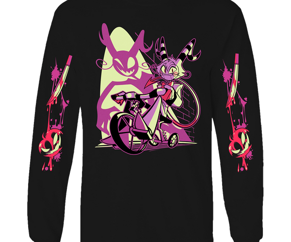 Long Sleeve Shirt - Wally Wackford Halloween Slasher w/Printed