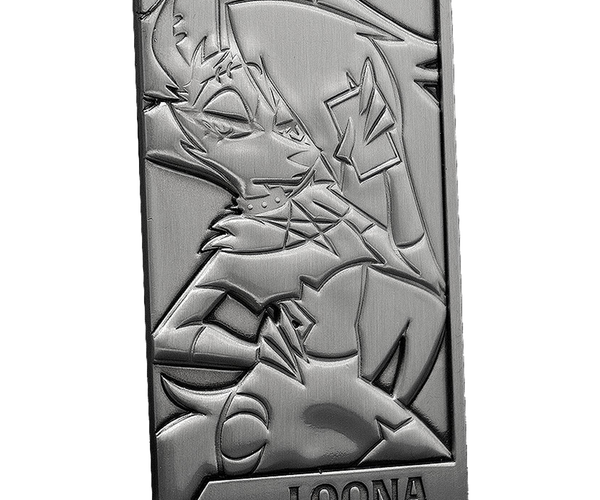 Loona Silver Plated Metal Collectible Card *CLEARANCE* – Shark Robot