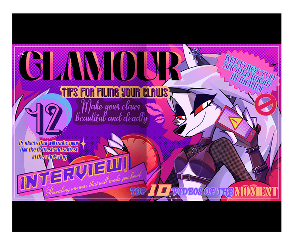 Loona - From Helluva Boss with Love Poster Print *PRE-ORDER