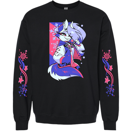 Crewneck Sweatshirt - Loona - Cozy Winter w/Printed Sleeves *PRE-ORDER*