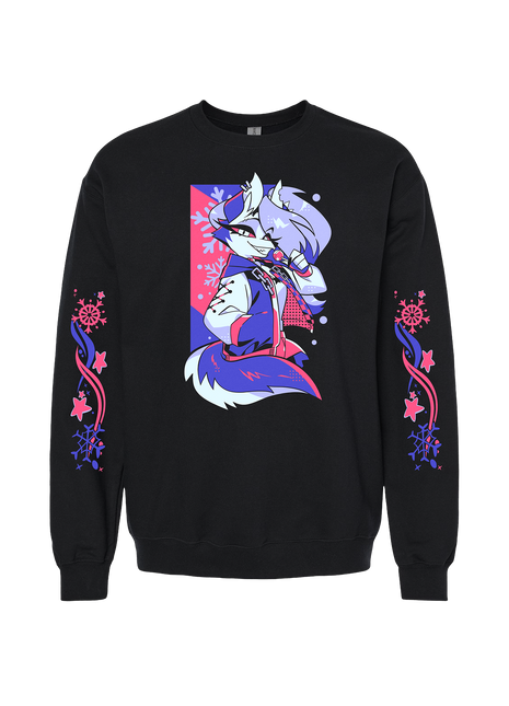 Crewneck Sweatshirt - Loona - Cozy Winter w/Printed Sleeves *PRE-ORDER*