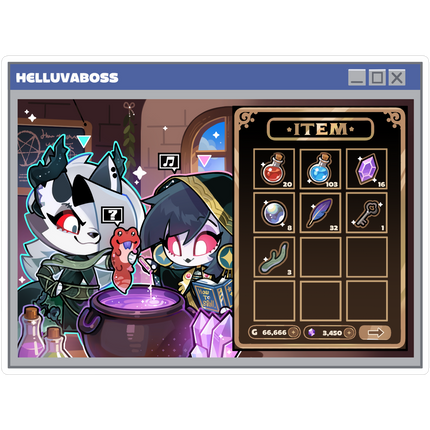 Helluva Boss: Imps & Imbeciles Sticker Pack *LIMITED STOCK*