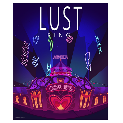 Lust Ring National Park Style Poster *LIMITED RUN*