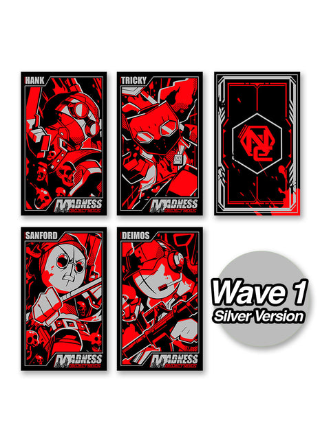 MADNESS: Project Nexus - Metal Card Set Series 1 Wave 1 Silver