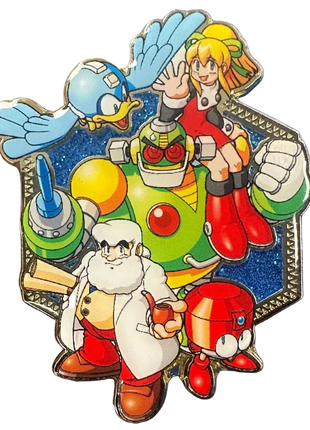 Golden Series 2: Rock's Family - Mega Man Classic Pin