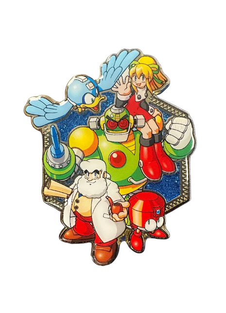 Golden Series 2: Rock's Family - Mega Man Classic Pin