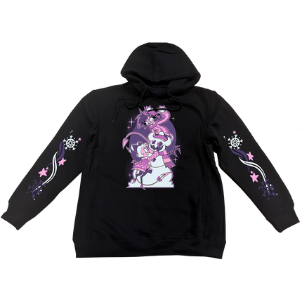 Pullover Hoodie - Moxxie & Millie - Cozy Winter w/Printed Sleeves *PRE-ORDER*