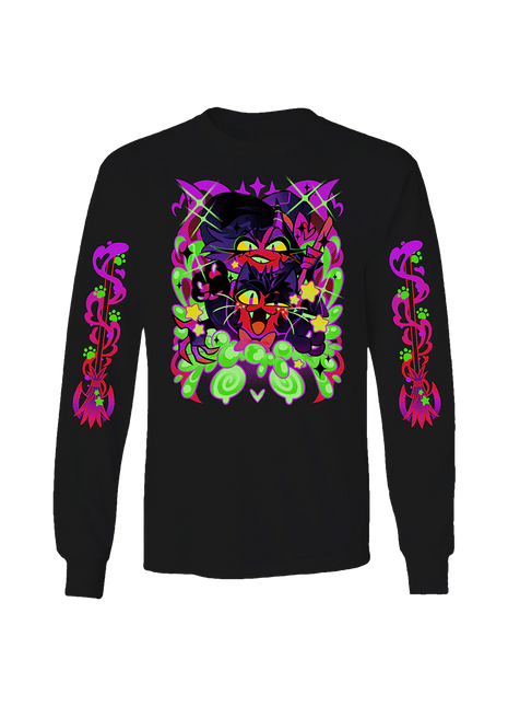 Long Sleeve Shirt - Moxxie + Millie Halloween 2024 w/Printed Sleeves *LAST CHANCE*