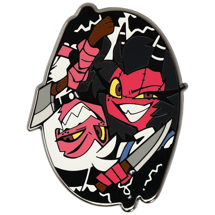 Moxxie & Millie - Halloween Slasher - Glow Pin *PRE-ORDER*