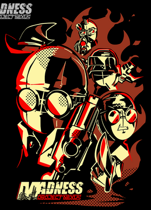 Long Sleeve Shirt - A Fistful Of MADNESS w/Printed Sleeves *LAST CHANCE*