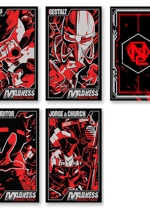 MADNESS: Project Nexus - Metal Card Set Series 3 *LIMITED STOCK*