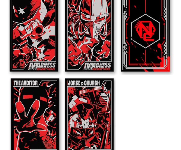 MADNESS: Project Nexus - Metal Card Set Series 3 *LIMITED STOCK