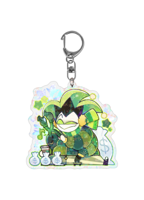 Mammon - Cozy Winter - Holographic Keychain *LIMITED STOCK*