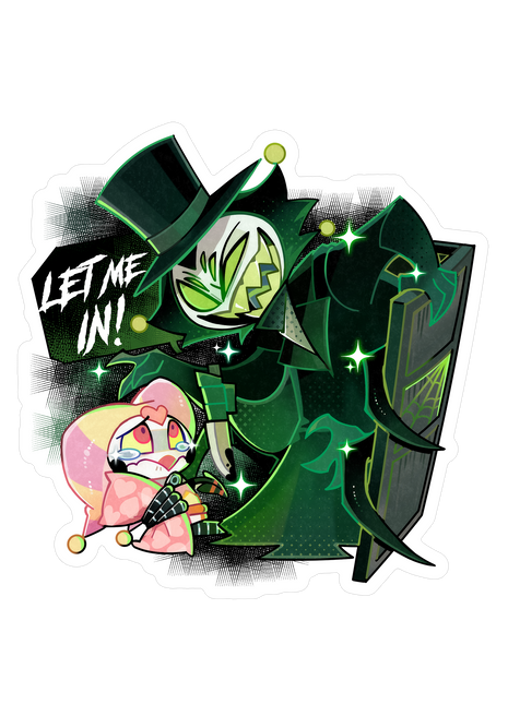 Mammon & Fizz Halloween Sticker *LAST CHANCE*