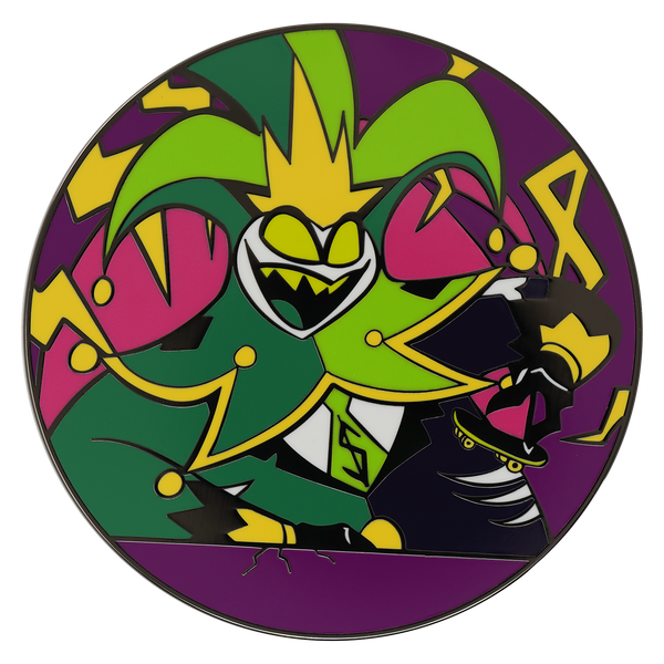 Mammon - Oversize Enamel Pin – Shark Robot