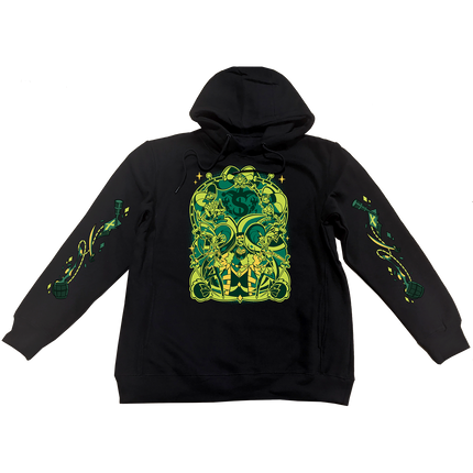 Pullover Hoodie - Mammon Pirates w/Printed Sleeves *LAST CHANCE*