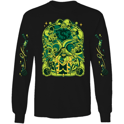 Long Sleeve Shirt - Mammon's Ship w/Printed Sleeves *LAST CHANCE*