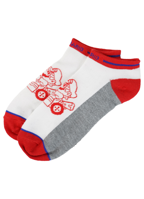 Mario Kart White/Red Socks *LAST CHANCE*