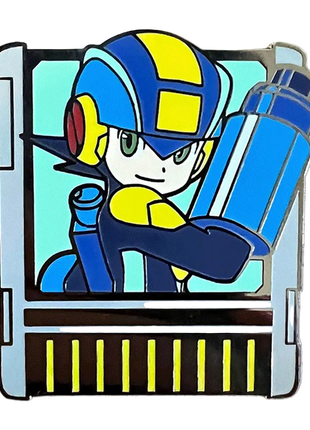 Megaman.EXE Navi Chip - Mega Man Enamel Pin