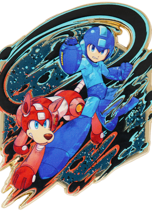 LVLUP 2026 Exclusive - Painterly Series: Megaman & Rush Pin - Limited Edition Pin