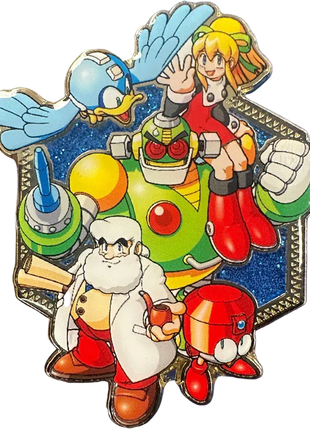Golden Series 2: Rock's Family - Mega Man Classic Pin