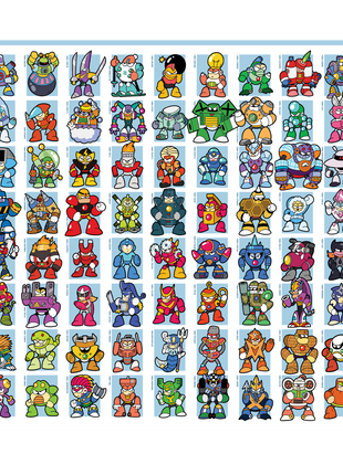 MegaMan Masters Poster Print *CLEARANCE*