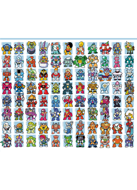 MegaMan Masters Poster Print *CLEARANCE*