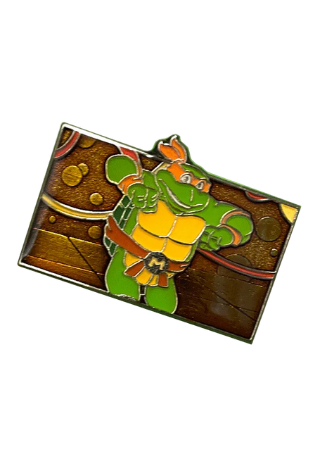 Michelangelo Is A Party Dude Pin