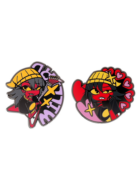 Unhappy Campers - Millerd - 2 Pin Set *LIMITED STOCK*